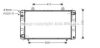 AVA QUALITY COOLING SB2010 Radiator, engine cooling